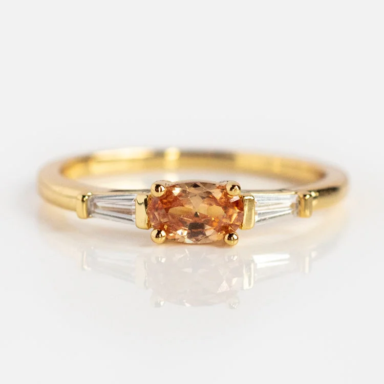 women’s gold rings for engagement-Period Piece Ring