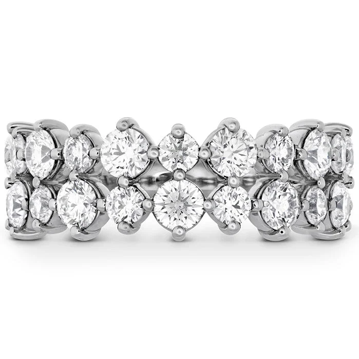 women’s stacked engagement rings-Hearts On Fire Timeless Two Row Diamond Ring