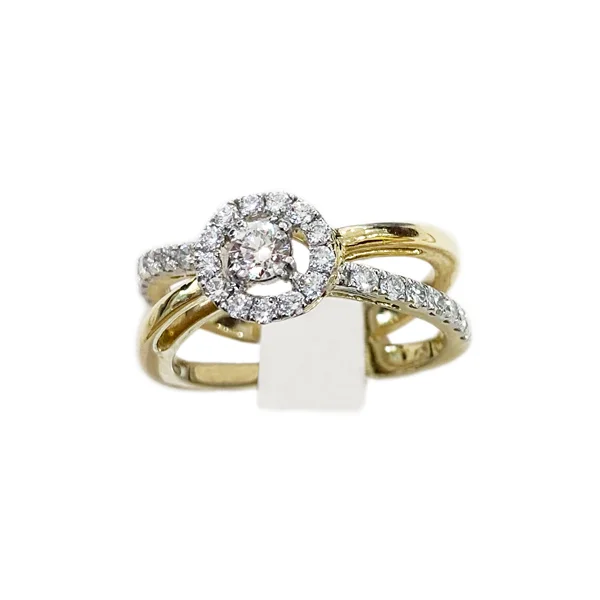 women’s yellow gold engagement rings-14k Yellow Gold Diamond Ring