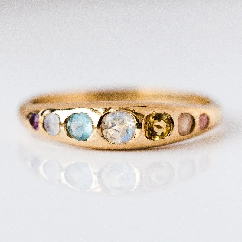 women’s vintage engagement rings-She's an Artist Ring in Yellow Gold