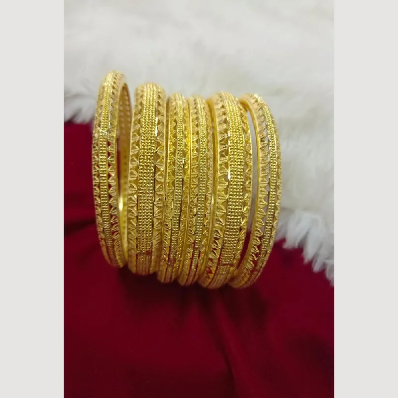 women’s crystal bangle bracelets-Pari Art Jewellery Forming Bangles Set