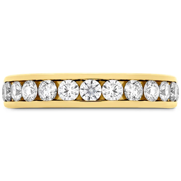 women’s elegant engagement rings-Hearts On Fire Channel Eternity Diamond Ring