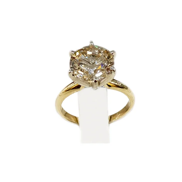 women’s vintage oval engagement rings-14k Yellow Gold Diamond Ring