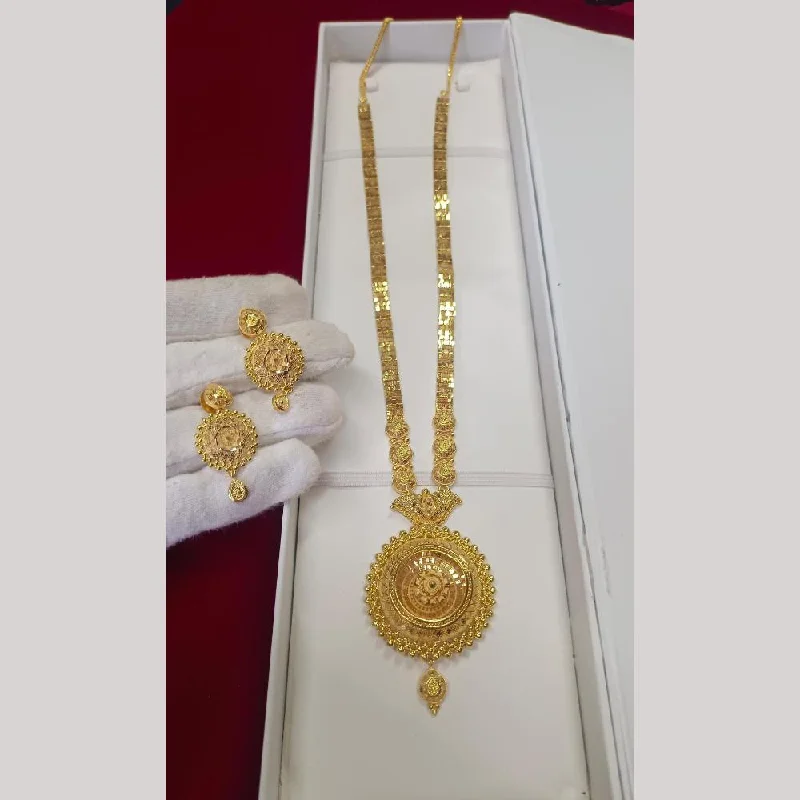 women’s diamond chain necklaces-Pari Art Jewellery Forming Long Necklace Set