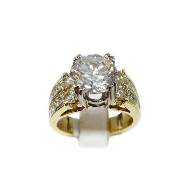 women’s engagement rings with yellow diamonds-18k Yellow Gold Diamond Ring