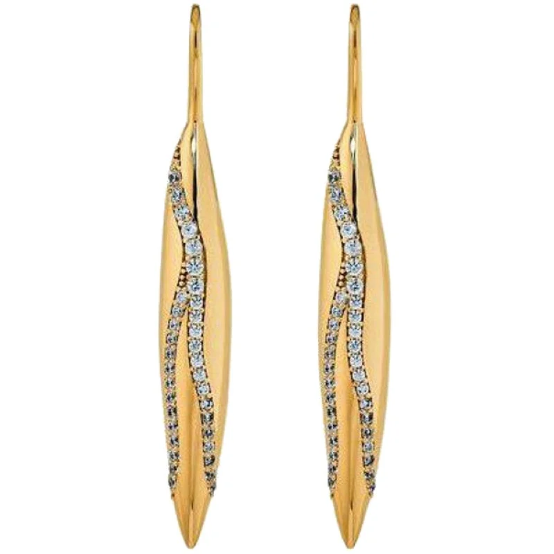 women’s hoop earrings for women-Swarovski Women's Drop Earrings - Atelier Gilded Cubic Zirconia | 5534423