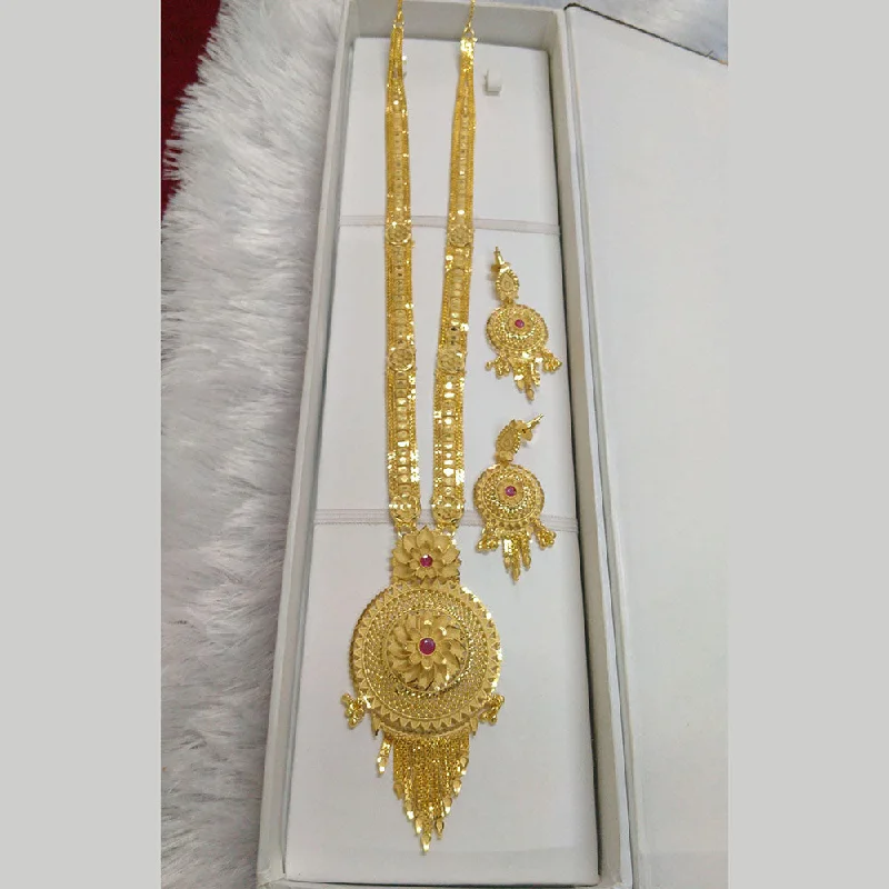 women’s anniversary charm necklaces-Pari Art Jewellery Forming Long Necklace Set