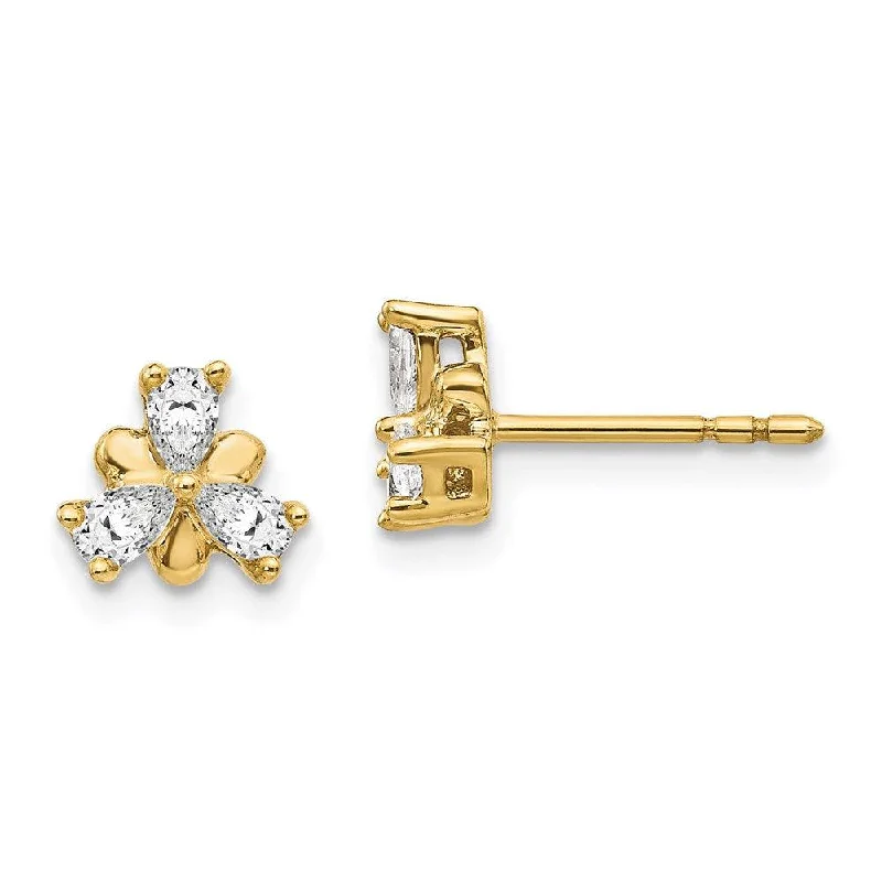 women’s birthstone earrings-14k Diamond Earrings