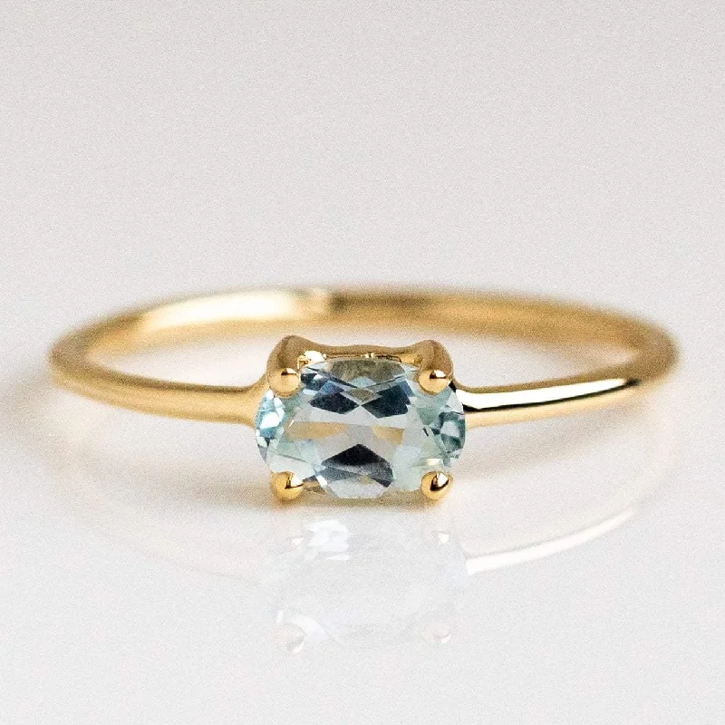 women’s infinity rings-14K Gold Sweetest Birthstone Ring