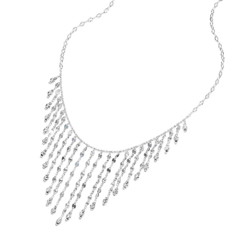 women’s luxurious chain necklaces-Platinum Northern Lights Necklace