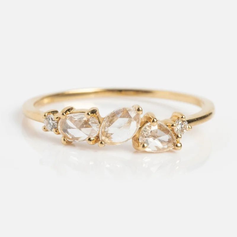 women’s halo diamond rings-Cosmos Ring