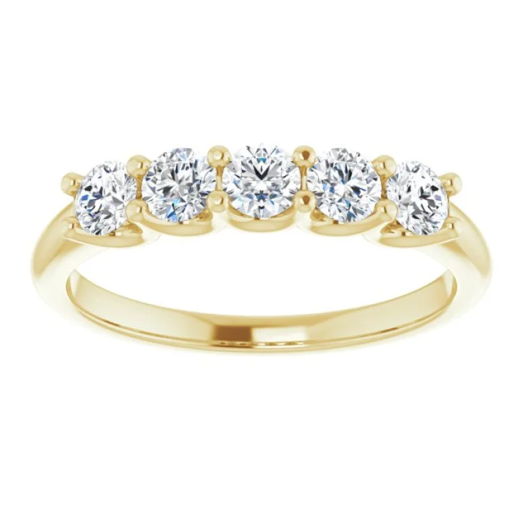 women’s statement rings-14K Yellow 5/8 CTW Lab-Grown Diamond Anniversary Band