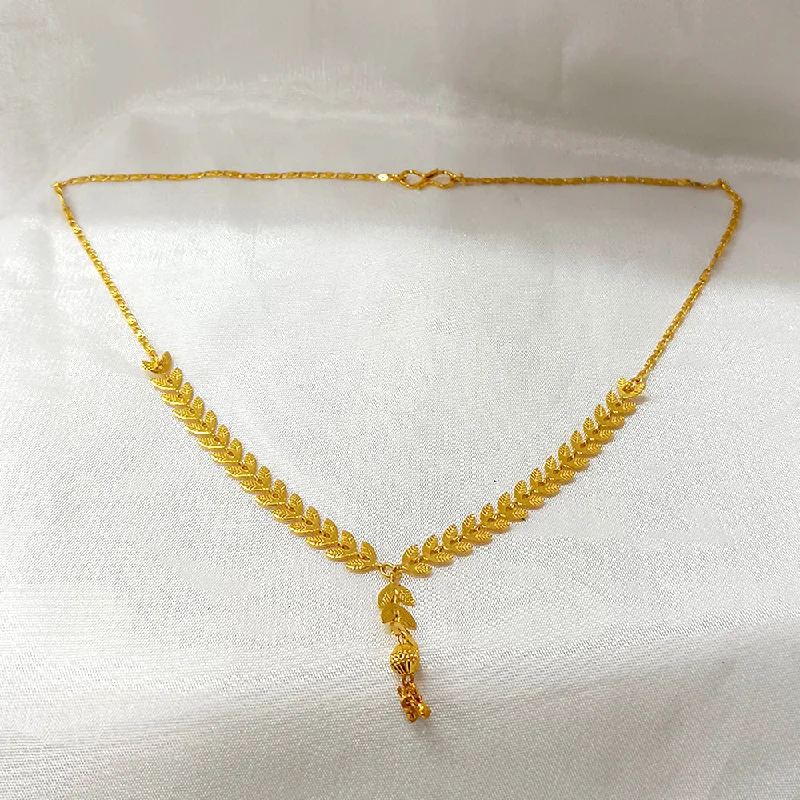 women’s matching necklaces-Darshana Jewels Dye Gold Necklace