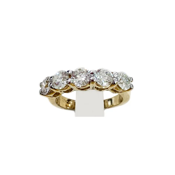 women’s engagement rings with diamonds and sapphires-14k Yellow Gold Diamond Ring